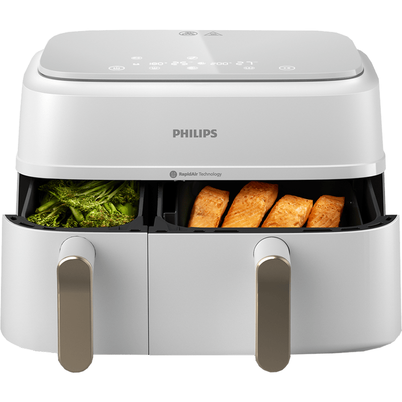 PHILIPS Frytownica DualBasket 3000 NA351 biała front