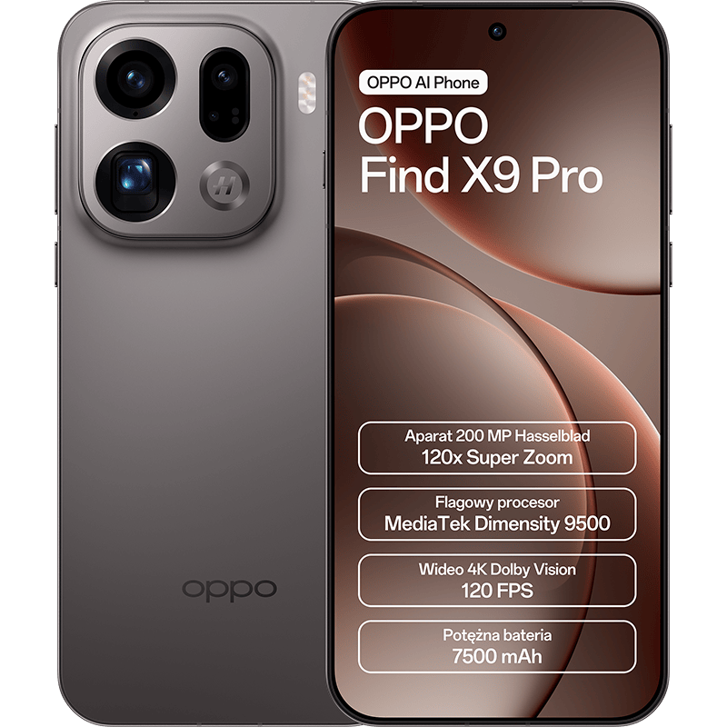 OPPO Find X9 Pro 5G 16/512 GB brązowy